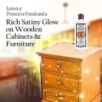 STANLEY HOME PRODUCTS Cabinet Shine Protector - Wood Polisher & Dust Cleaner For Wooden Furniture & Floor - Dust Cream & Hardwood Conditioner For Home & Office Patio (Pack of 2)