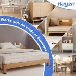 Kayzn 8pcs Furniture Sliders, 3-1/4" Round Sliders for Hardwood Floors, Moving Pads Sliders for Heavy Furniture, Felt Furniture Sliders for Tile Floors - Move Furniture with Ease!