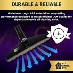 ALL PARTS ETC. 1.25" Hardwood Floor Vacuum Brush Attachment with Natural Horsehair Bristles - Includes 1-3/8" & 1.5" Adapters - Compatible with Shark, Miele, Hoover, Shop Vac, Eureka, Oreck