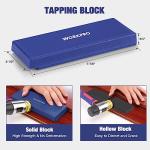 WORKPRO 43PC Laminate Flooring Installation Kit- Rubber Mallet with Fiberglass Handle, 17” Heavy Duty Pull and Pry Bar, Solid Tapping Block and 40 Spacers- Premium Wood Flooring Installation Tool