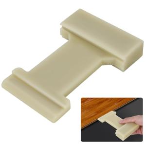 4 in 1Laminate Flooring Tool, Nylon Tapping Block Flooring Tool, Tapping Block for Vinyl Plank Flooring for Laminate Plank and Wood Flooring Installation, Inclined, Barb, U, V, L Slots