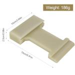 4 in 1Laminate Flooring Tool, Nylon Tapping Block Flooring Tool, Tapping Block for Vinyl Plank Flooring for Laminate Plank and Wood Flooring Installation, Inclined, Barb, U, V, L Slots