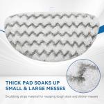 6-Pack Steam Mop Pads for Bissell Steam Cleaner, Washable Replacement Pads for Bissell Powerfresh Deluxe, Effective Cleaning on Hardwood/Tile/Ceramic/Marble for Maintenance/Deep &Quick Spot Cleaning