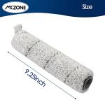 Replacement Wood Floor Brush Roller for Bissell CrossWave Cordless Max 2554 2590 2593 2596, for HydroSteam 35151 3513, Soft-touch Microfibers Washes Sealed Hardwood Floors While Picking Up Dry Debris