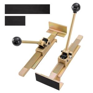 Flooring Jacks 2-Pack with Anti-Slip Pads, Hardwood Floor Jack, Laminate & Vinyl Plank, Floor Gap Fixer Tools Wood Heavy Furniture Installation and Maintenance, Deck Board Straightening