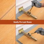 Flooring Jacks 2-Pack with Anti-Slip Pads, Hardwood Floor Jack, Laminate & Vinyl Plank, Floor Gap Fixer Tools Wood Heavy Furniture Installation and Maintenance, Deck Board Straightening