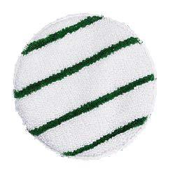 Quality Chemical Low-Profile Carpet Bonnet with Green Scrubber Strips - Perfect for Hardwood, Area Rugs, and Thick Carpet - and Rotary Floor Brushes & Pad Drivers - 19" (Pack of 1)