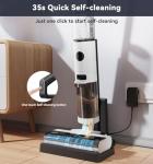 JONR ED12 Wet Dry Vacuum Cleaner,Cordless Floor Cleaning Suitable for Combination of Hard Floor Vacuum Cleaner and Mop,one click self-cleaning,0.1 inch Edge Cleaning,Easy to Clean Dust,Spills,Pet Hair