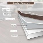 Vsmile Dark Grey Peel and Stick Vinyl Flooring