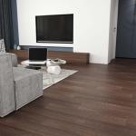Vsmile Dark Grey Peel and Stick Vinyl Flooring