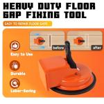 Heavy Duty Floor Gap Fixer Tool, Plank Grabber with Suction Cup(D: 4.84 Inch), Flooring Gap Repair Tool for Wood, Tile, Vinyl, Laminate Flooring Tools, Flooring for Widths 5 Inches and Above