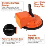 Heavy Duty Floor Gap Fixer Tool, Plank Grabber with Suction Cup(D: 4.84 Inch), Flooring Gap Repair Tool for Wood, Tile, Vinyl, Laminate Flooring Tools, Flooring for Widths 5 Inches and Above