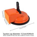 Heavy Duty Floor Gap Fixer Tool, Plank Grabber with Suction Cup(D: 4.84 Inch), Flooring Gap Repair Tool for Wood, Tile, Vinyl, Laminate Flooring Tools, Flooring for Widths 5 Inches and Above