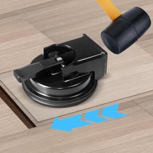 Heavy Duty Floor Gap Fixer Tool, Heavy Duty Suction Cup Plank Grabber with Nano Gel Adhesive Pad for Wood, Vinyl, Laminate Floor, Ideal for Filling Floor Gaps