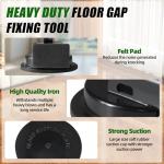 Heavy Duty Floor Gap Fixer Tool, Heavy Duty Suction Cup Plank Grabber with Nano Gel Adhesive Pad for Wood, Vinyl, Laminate Floor, Ideal for Filling Floor Gaps