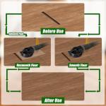 Heavy Duty Floor Gap Fixer Tool, Heavy Duty Suction Cup Plank Grabber with Nano Gel Adhesive Pad for Wood, Vinyl, Laminate Floor, Ideal for Filling Floor Gaps