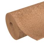 vidaXL Cork Roll, Wallcovering, Floor Underlay for Walls, Self-Adhesive Cork Wallpaper, Insulation Underlay, Cork Wallcovering, 39.4"x196.9" 0.31"