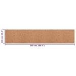 vidaXL Cork Roll, Wallcovering, Floor Underlay for Walls, Self-Adhesive Cork Wallpaper, Insulation Underlay, Cork Wallcovering, 39.4"x196.9" 0.31"