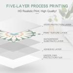 MORCART Waterproof Peel and Stick Floor Tiles - 20 Pack