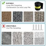 WILLBOND Cable Grip Floor Cord Protector, 39.37 ft