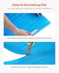 VEVOR 3-in-1 Floor Underlayment with Vapor Barrier