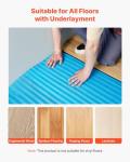 VEVOR 3-in-1 Floor Underlayment with Vapor Barrier