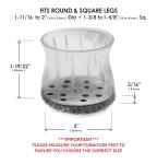 Gorilla Outdoor Furniture Feet Pads - 4 Pack