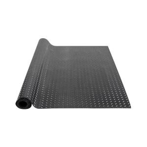 VEVOR 3mm Diamond-Plate Rubber Garage Floor Mat