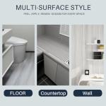 Wood Grain Peel and Stick Vinyl Floor Tiles