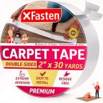 XFasten 2" Double Sided Carpet Tape, 30 Yards