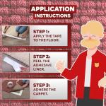 XFasten 2" Double Sided Carpet Tape, 30 Yards