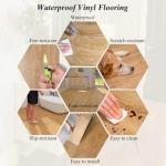 Mysflosy Waterproof Peel & Stick Vinyl Tile 36-Pack