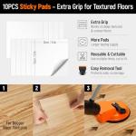 Floor Gap Fixer Tool with Sticky Pads & Scraper