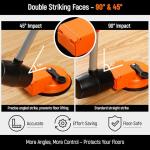 Floor Gap Fixer Tool with Sticky Pads & Scraper