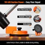 Floor Gap Fixer Tool with Sticky Pads & Scraper