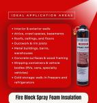 Vega Foam Fire Block Insulation Kit - 12 Cans