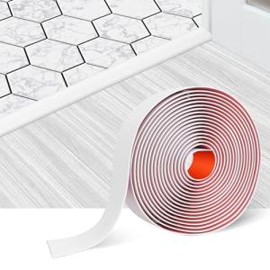 Self-Adhesive Floor Transition Strip - 10ft, White