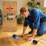 Floor Gap Fixer Tool with Mallet and Pads