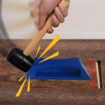 Floor Gap Fixer Tool with Mallet and Pads