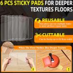 Floor Gap Fixer Tool with Suction Cup & Pads