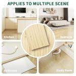 Peel and Stick Vinyl Floor Tiles - 12-Pack