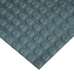 Goodyear 36"x6' Black Coin-Pattern Rubber Flooring