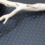 Goodyear 36"x6' Black Coin-Pattern Rubber Flooring