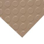 Beige Coin Grip Metallic PVC Flooring, 2.5mm