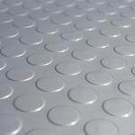 Beige Coin Grip Metallic PVC Flooring, 2.5mm