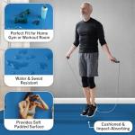 Blue EVA Foam Mat Tiles - 4-Pack Interlocking Flooring