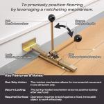 Heavy Duty Flooring Jack Set for Easy Install