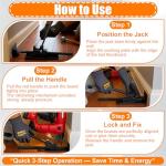 Heavy Duty Ratcheting Floor Jack for Installation