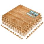 Wood Grain Foam Floor Tiles - Interlocking 48 Sq. Ft