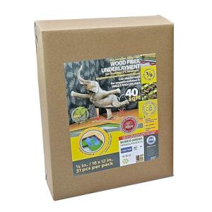 3mm Wood Fiber Flooring Underlayment - 40 Sq Ft